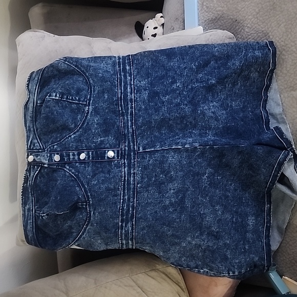 Denim romper - Picture 2 of 2